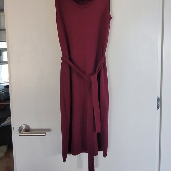 Wool sleeveless long dress - Picture 5 of 6